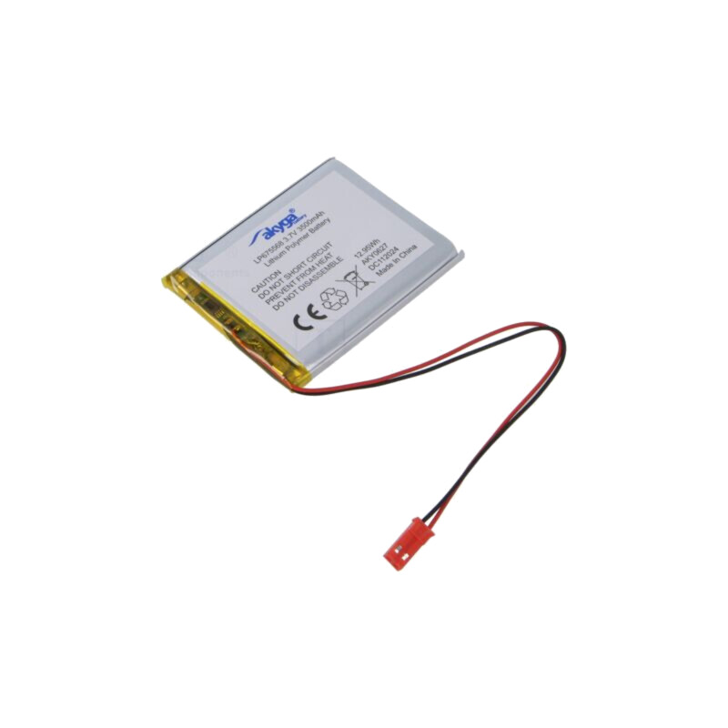 Acumul: Li-Po; 3,7V; 3500mAh; cabluri,contector JST SYP-02T-1 Acumul: Li-Po; 3,7V; 3500mAh; cabluri,contector JST SYP-02T-1
