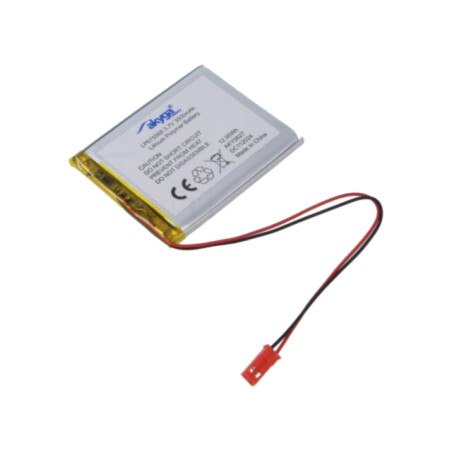 Acumul: Li-Po; 3,7V; 3500mAh; cabluri,contector JST SYP-02T-1