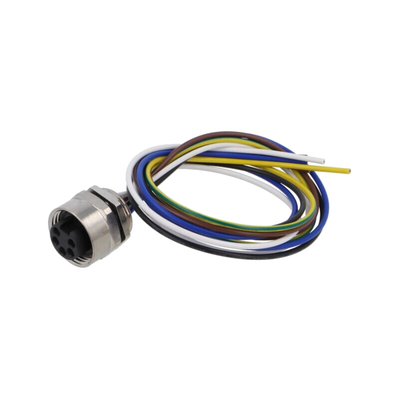 Conector: 7/8"; soclu; mamă; PIN: 5; IP67; drept; cabluri; cu cabluri