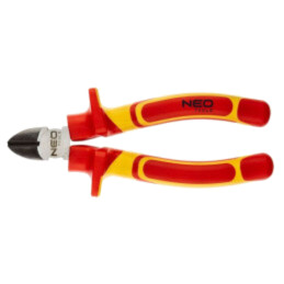 Cleşti; laterali,pt.tăiere,izolaţi; 160mm; oţel crom-nichel