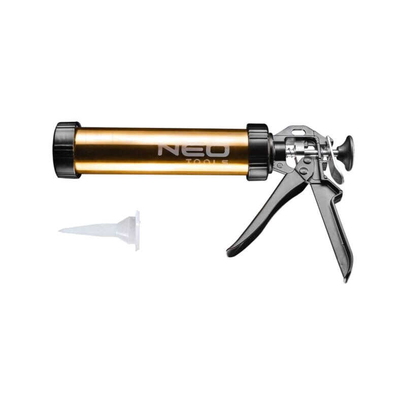Pistol aplicator cartuşe; pentru siliconi; aluminiu,oţel