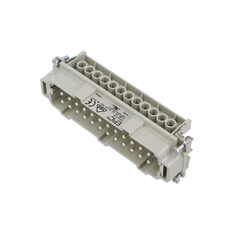 Conector: HDC; inserturi de contact; tată; EPIC H-BE; PIN: 24; 16A Conector: HDC; inserturi de contact; tată; EPIC H-BE; PIN: 24; 16A