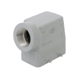 Enclosure for connectors: HDC; size 57.27; for cable; high; M32