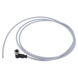 Conector: M12; mufă; mamă; PIN: 4; în unghi; cabluri; 2m