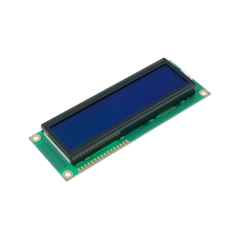 Afişaj: LCD; alfanumerice; STN Negative; 16x2; albastru; LED; 1x16