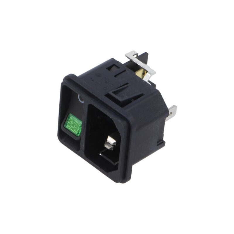 Conector: alimentare AC; soclu; tată; 15A; 250VAC; C14 (E); DC11 Conector: alimentare AC; soclu; tată; 15A; 250VAC; C14 (E); DC11