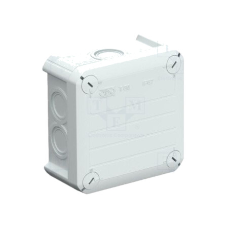 Carcasă: cutie de conexiuni; X: 114mm; Y: 114mm; Z: 58mm; IP67; T 60