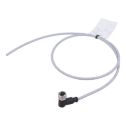 Conector: M12; mufă; mamă; PIN: 5; în unghi; cabluri; 1m