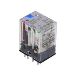 Releu: electromagnetic; 4PDT; Ubobină: 12VDC; Icontacte max: 6A