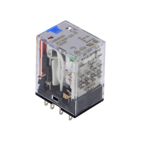 Releu: electromagnetic; 4PDT; Ubobină: 12VDC; Icontacte max: 6A