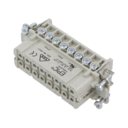 Conector: HDC; inserturi de contact; mamă; EPIC H-A; PIN: 16; 16A