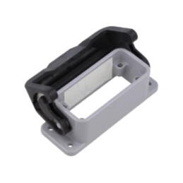 Enclosure for connectors: HDC; size 49.16; for panel mounting