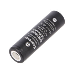 Acumul: Li-Ion; 18650,MR18650; 3,7V; 2800mAh; Ø18,5x66mm; 10A