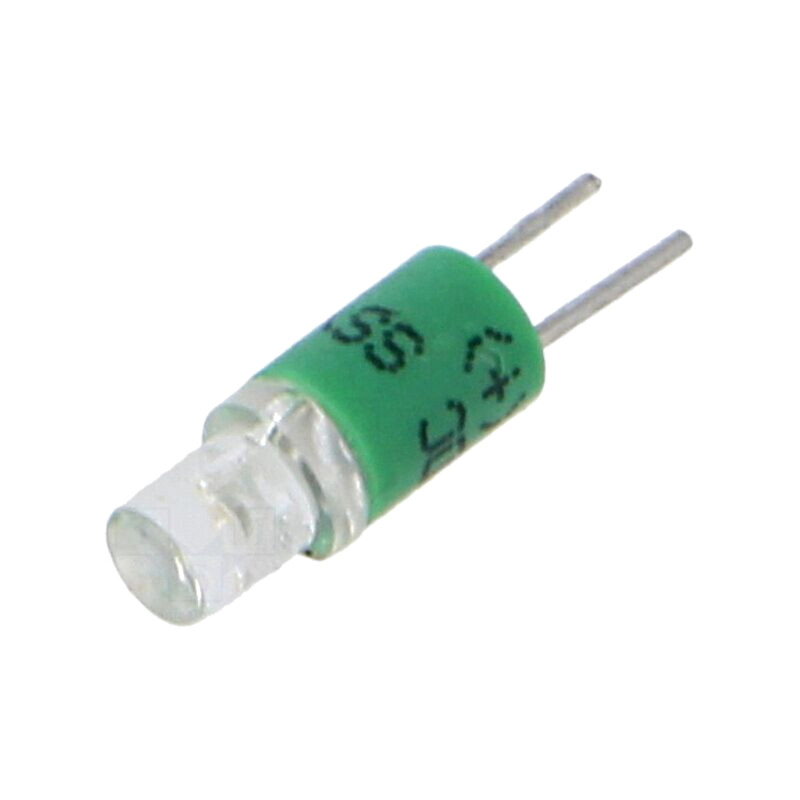 Lampă LED; verde; 28VDC; 28VAC; Nr.diode: 1; 19 Lampă LED; verde; 28VDC; 28VAC; Nr.diode: 1; 19
