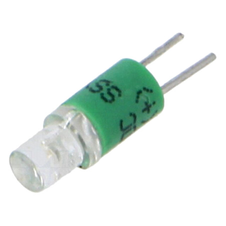 Lampă LED; verde; 28VDC; 28VAC; Nr.diode: 1; 19