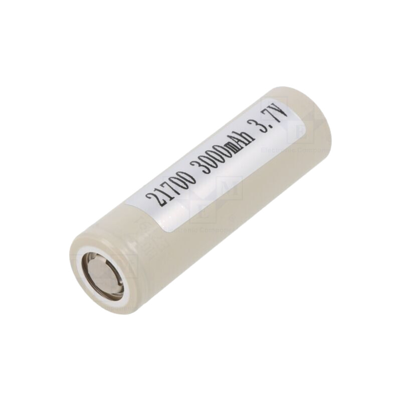 Acumul: Li-Ion; 21700; 3,6V; 3000mAh; Ø21,2x70,3mm; 35A Acumul: Li-Ion; 21700; 3,6V; 3000mAh; Ø21,2x70,3mm; 35A