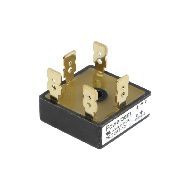 Punte redresoare: trifazat; Urmax: 1200V; If: 35A; Ifsm: 550A; THT
