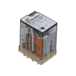Releu: electromagnetic; DPDT; 12VAC; Icontacte max: 10A; 10A; soclu