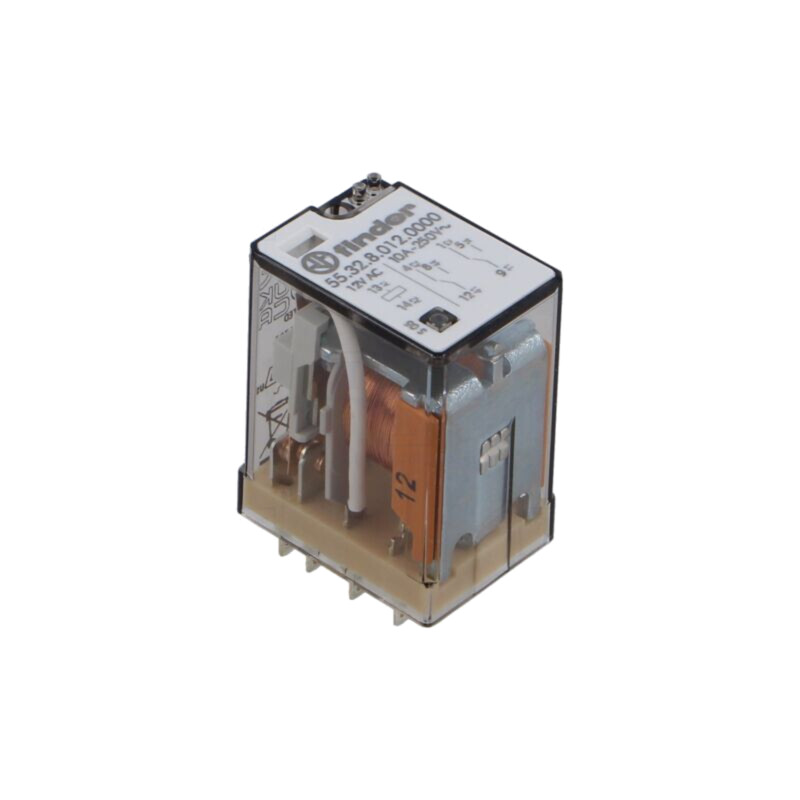 Releu: electromagnetic; DPDT; 12VAC; Icontacte max: 10A; 10A; soclu