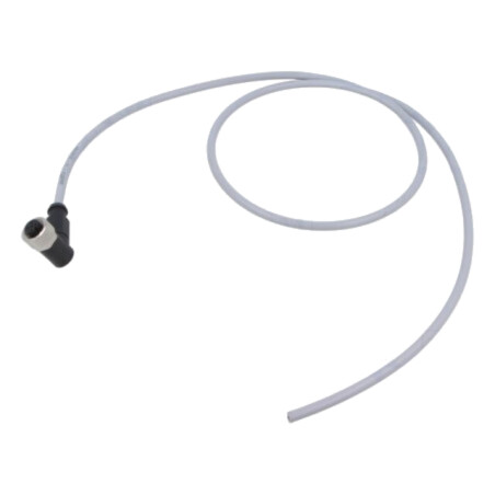 Conector: M12; mufă; mamă; PIN: 4; în unghi; cabluri; 1m