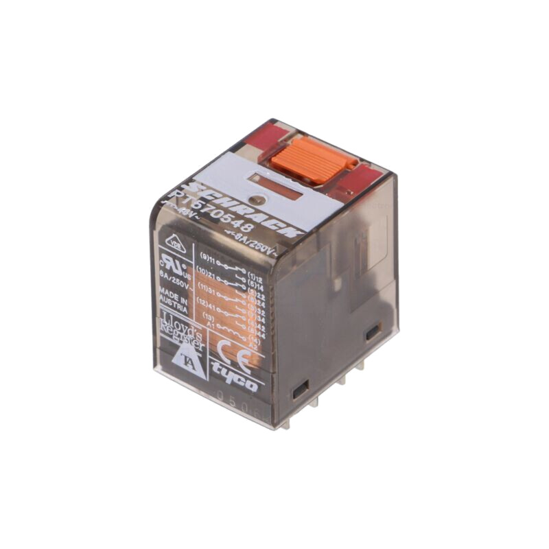 Releu: electromagnetic; 4PDT; Ubobină: 48VAC; Icontacte max: 6A