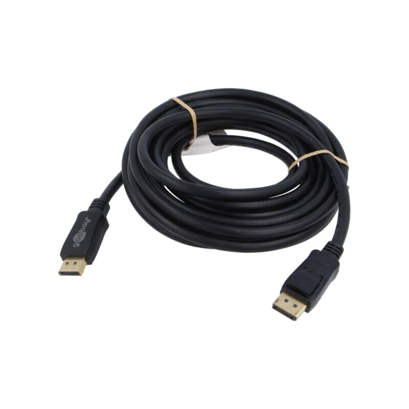 Cablu; DisplayPort mufă,din ambele părţi; PVC; Lung: 5m; negru Cablu; DisplayPort mufă,din ambele părţi; PVC; Lung: 5m; negru