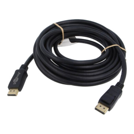 Cablu; DisplayPort mufă,din ambele părţi; PVC; Lung: 5m; negru