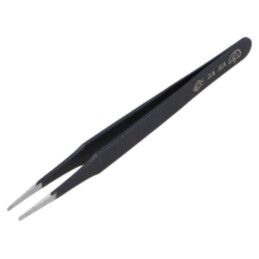 Pensetă; Formă capăt vârf: rotunjită; Lung.pensetă: 120mm; ESD