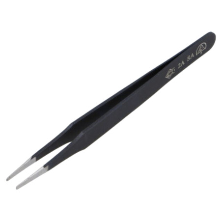 Pensetă; Formă capăt vârf: rotunjită; Lung.pensetă: 120mm; ESD
