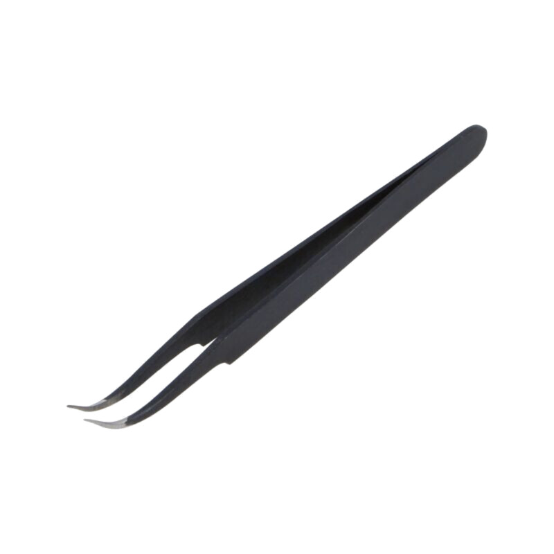 Pensetă; Formă capăt vârf: cârlig; Lung.pensetă: 120mm; ESD Pensetă; Formă capăt vârf: cârlig; Lung.pensetă: 120mm; ESD