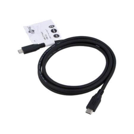 Cablu; Thunderbolt 3,Thunderbolt 4,USB 3.2; 1,5m; negru; 10Gbps