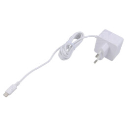 Accesorii: alimentator; albă; 100÷240VAC; 3A; Ieşire: USB C; 5,1VDC