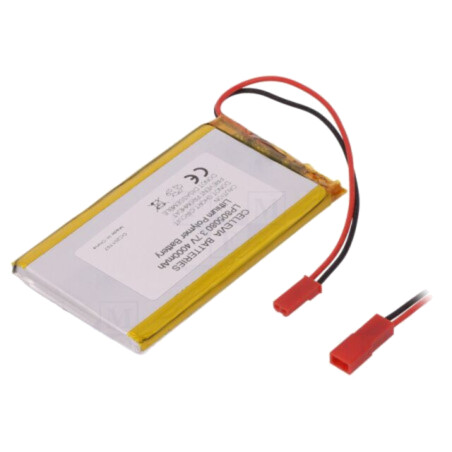 Acumul: Li-Po; 3,7V; 4000mAh; cabluri,contector JST SYR-02T