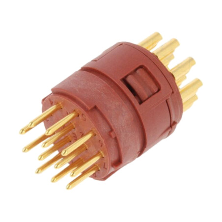 Conector: M23; inserturi de contact; PIN: 12; lipire; 7A; 100V