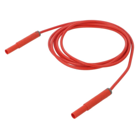 Cablu de măsurare; 19A; mufă banană 4 mm,din ambele părţi