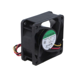 Ventilator: DC; axial; 12VDC; 60x60x25mm; 62m3/h; 41,7dBA; bilă