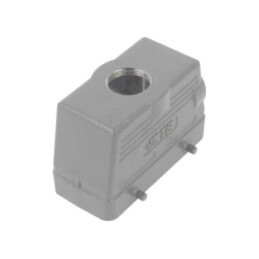 Enclosure for connectors: HDC; size 6; for cable; straight; M25