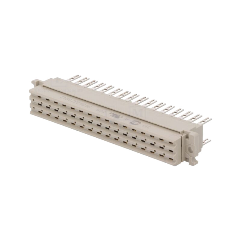Conector: DIN 41612; mufă; mamă; PIN: 32; drept; 6A; pe cablu; d+z