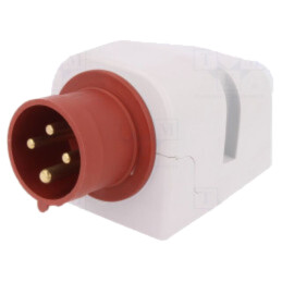 Conector: alimentare AC trifazate; soclu; tată; 16A; 400VAC; IP44