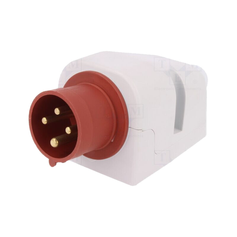 Conector: alimentare AC trifazate; soclu; tată; 16A; 400VAC; IP44