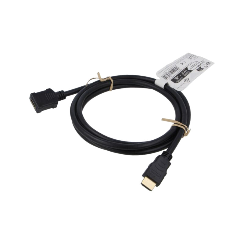 Cablu; HDMI soclu,HDMI mufă; PVC; 3m; negru; HDCP 2.2,HDMI 2.1 Cablu; HDMI soclu,HDMI mufă; PVC; 3m; negru; HDCP 2.2,HDMI 2.1