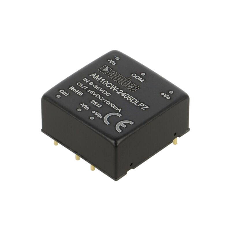 Convertor: DC/DC; 10W; Uintr: 9÷36VDC; Uieş: 5VDC; Uieş2: -5VDC; THT Convertor: DC/DC; 10W; Uintr: 9÷36VDC; Uieş: 5VDC; Uieş2: -5VDC; THT