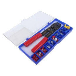 Kit: pentru sertizarea terminaţiilor; 1,5mm2,2,5mm2,6mm2; cutie