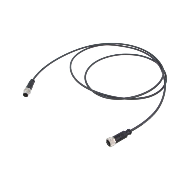 Conector: M12; mufă; mamă; PIN: 5; în unghi; cabluri; 0,5m