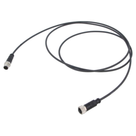 Conector: M12; mufă; mamă; PIN: 5; în unghi; cabluri; 0,5m