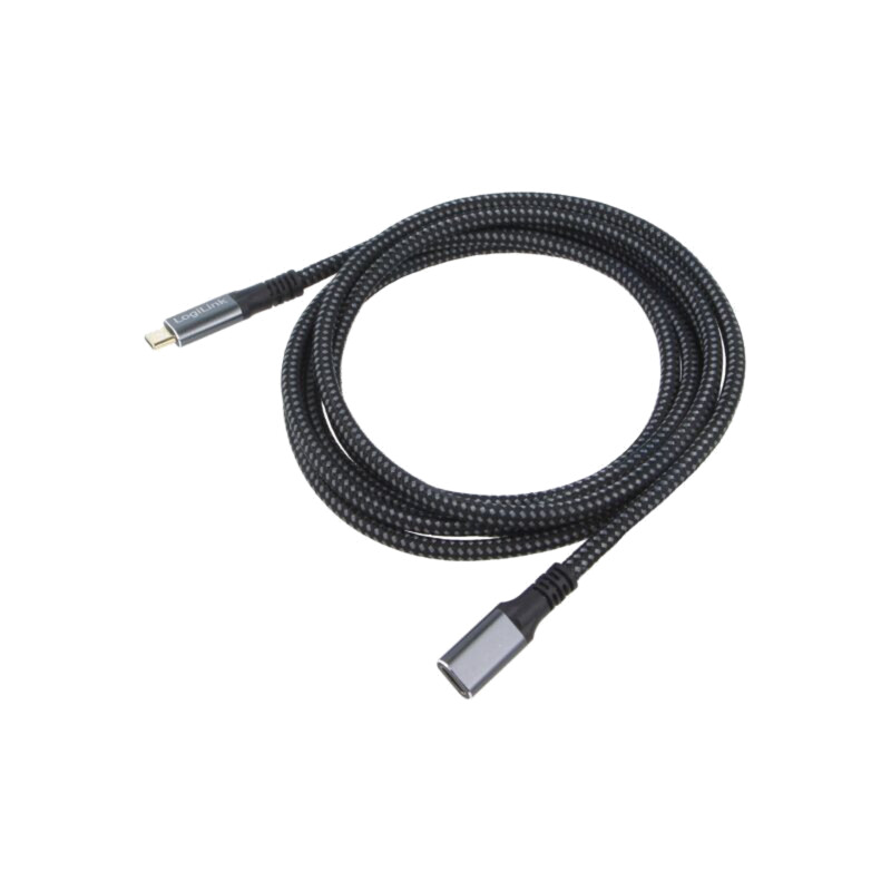 Cablu; USB 3.2 Gen 2; USB C soclu,USB C mufă; aurit; 2m; negru Cablu; USB 3.2 Gen 2; USB C soclu,USB C mufă; aurit; 2m; negru