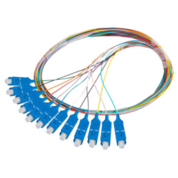 Dispozitiv pentru fibră optică; SC/UPC; 2m; LSZH; 12buc.
