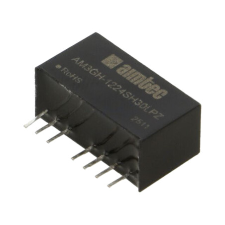 Convertor: DC/DC; 3W; Uintr: 4,5÷18VDC; Uieş: 24VDC; 306mA; SIP8; THT