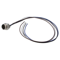 Conector: 7/8"; soclu; tată; PIN: 4; IP67; drept; cabluri; cu cabluri