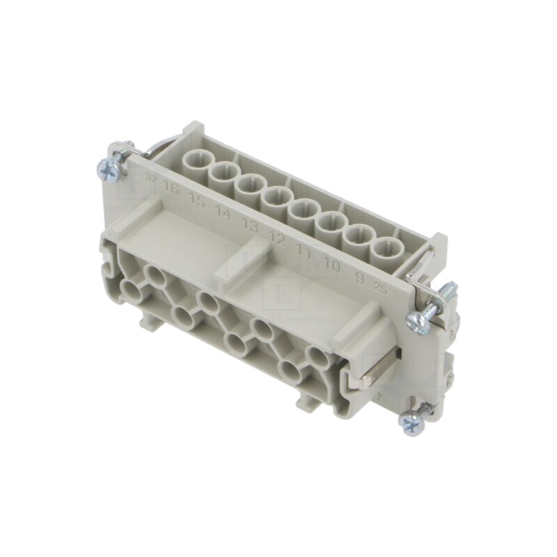 Conector: HDC; inserturi de contact; mamă; EPIC H-BE; PIN: 16; 16A